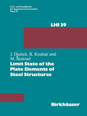 cover image of Limit State of the Plate Elements of Steel Structures